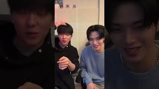 240226 OMEGA X 오메가엑스 "스껄보이와 피자먹방"  예찬 Yechan (with. Hangyeom) Instagram Live 인스타그램라이브