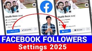 How to activate follower option in facebook account 2024 | Followers on Facebook Settings 2024 