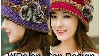 Woolen Cap latest Designs || Woolen Topi designs , ladies winter Woolen handmade Cap Designs