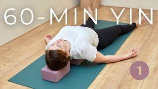 NEW SERIES: Create Peaceful Moments: 60-Minute Yin Yoga Class | Deep Stretch Yin