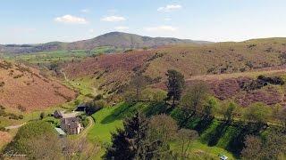 Inwood Valley, Long Mynd, Church Stretton - Aerial Video