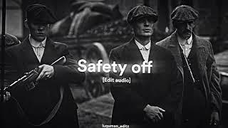 safety off - shubh | [Edit audio]