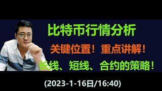 比特币|Bitcoin最新行情分析---关键位置，重点分析关于长线、短线、合约的操盘策略！