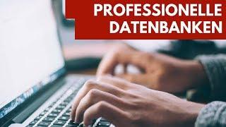 Professionelle Datenbanken nutzen // infobroker update #1