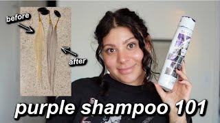 PURPLE SHAMPOO 101 | HOW TO USE IT THE RIGHT WAY, HOW IT WORKS & MORE