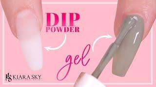  How to Apply Gel Polish on Dip Powder - Quick Nail Hack