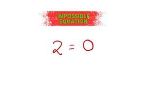 Impossible Equation :2=0?Can you find the Mistake? |#maths #mathcontest #mathsolympiad #learnwithsam