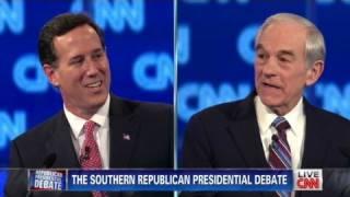 Paul, Santorum spar on abortion issue