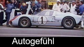 24 hours of Le Mans 1966 heritage footage with Ford GT rediscovered!