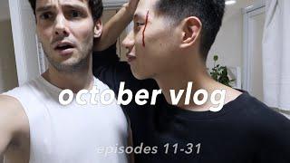 Baby almost end up in hospital.. 【October Gay couple Vlog】「Episode 11」