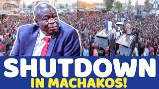 STATEHOUSE IN Panic As Gachagua Puts MACHAKOS On a Standstill!- MASSIVE CROWD!