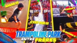 J’EMMÈNE MES PETITS FRÈRES AU TRAMPOLINE PARK! C'est des galères.. [Entre frères Épisode 8 ]