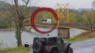 Arkansas Bridge Bends Under the Weight of Bus Crossing Over It