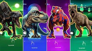  Indoraptor vs The Good Dinosaur vs T-Rex Spider Man vs Jurassic World | Coffin Dance 🪩