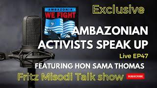 IMM Fritz Misodi Talk Show: EP47-Ambazonia activists speak up-Hon Sama Thomas respond to Sako