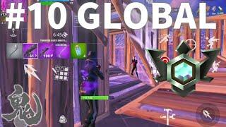 Top 10 WORLDWIDE Fortnite Mobile Player... (120 FPS Ranked Gameplay)