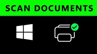 Windows 10 - How to Scan a Document or Photo