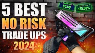 TOP 5 BEST NO RISK TRADE UPS 2024 ($0.5 TRADE UP, 125% PROFITS)