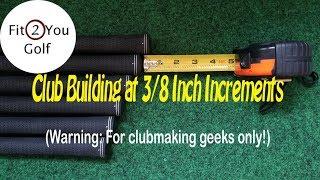 Club Building at 3/8 Inch Increments