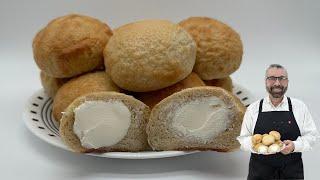 Bagel Bites filled with cream cheese