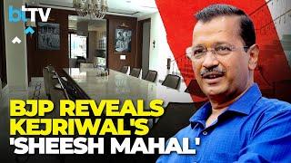 BJP Intensifies Attack On AAP, Arvind Kejriwal, Releases Video Of Luxurious 'Sheesh Mahal'