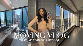 MOVING INTO A PENTHOUSE?!, DALLAS APARTMENT HUNTING, LIVING IN DISBELIEF |MOVING VLOG CRYSTAL NICOLE