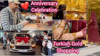 How We Celebrated Our WEDDING ANNIVERSARY In Turkey | Gifted A New Car & Turkish Gold