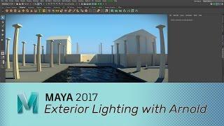 Maya 2017 - Exterior Lighting in Arnold