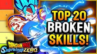 TOP 20 BEST SUPER SKILLS Ranked in Sparking Zero! (Tier List)