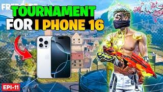 PLAYING SOLO TOURNAMENT FOR I PHONE 16 | SOLO SURVIVAL TOURNAMENT GAMPLAY | CROSSBONES GAMING |