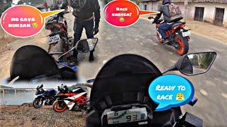 Hyper ride R15 V3 vs Rc390  long ride //jashpur to Bilaspur ride //power of 390 #ktm #yamaha #vlog