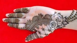 latest eid special mehndi design front hand | stylish eid mehndi design front hand |