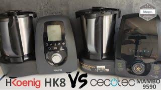 HKoenig HK8 VS CECOTEC Mambo 9590 - Which do you prefer? Comparison of two food processors