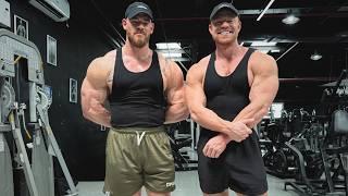 Epic push workout & catch up with bro Josh Bridgman