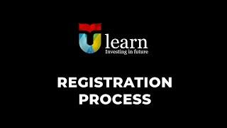 Registration Process || Ulearn ||