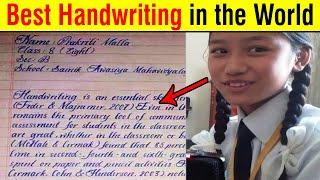 World's best Handwriting  | #shorts #facttechz #facts #Shorts @A2Motivation