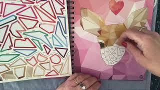 ASMR | Completing two Sticker by Number Animal pictures (Soft Spoken)