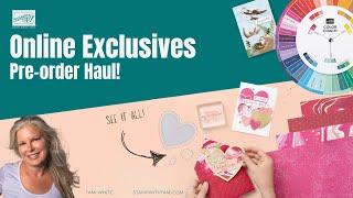 Stampin' Up! Online Exclusives Sneak Peek | New Products Unboxing & First Look!