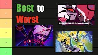 Hazbin hotel Songs Tier List: Worst to Best! (My Opinion)