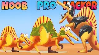 Dinobash - NOOB vs PRO vs HACKER - pkp game