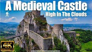 A Medieval Castle High In The Clouds || Solo Hiking || Srebrenik