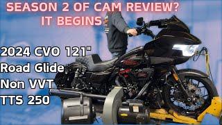 2024/2025 HD Touring Cam Testing Begins - 2024 Harley Davidson Road Glide CVO, 121" non-vvt, TTS 250