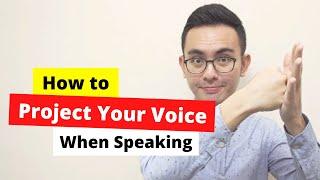 How to project your voice when speaking | Techniques to speak from diaphragm | Vocal Projection