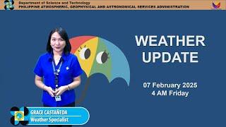 Public Weather Forecast issued at 4AM | February 7, 2025 - Friday