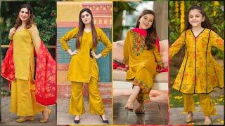 Mustard Color dress Designs|| mustard Color Dresses combination|| Casual Dresses Ideas | Mk Fashion