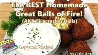 How to Make the BEST Homemade Great Balls of Fire! (Joe's Crab Shack Copycat Recipe)