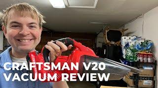 Craftsman V20 Cordless Vacuum Review