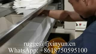 High capacity four decks folding napkin tissue paper making machine