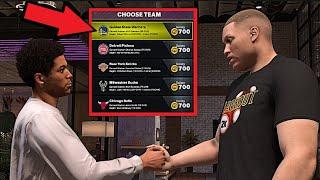 What happens when you switch teams during free agency in NBA 2K25