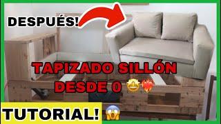 COMO TAPIZAR SILLON PASO A PASO/ EPISODIO 1